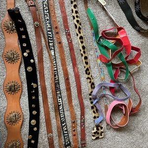 Lot of Belts vintage 1950s 1960s